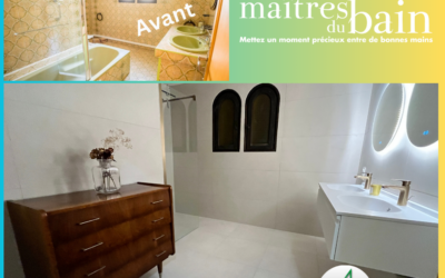 Une salle de bain élégante et moderne : découvrez cette magnifique rénovation