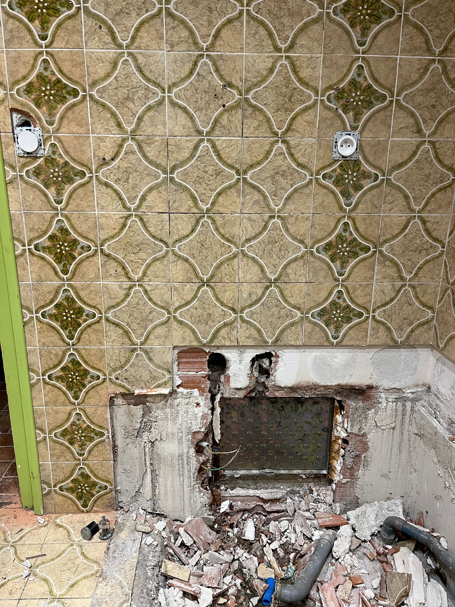 Création espace douche