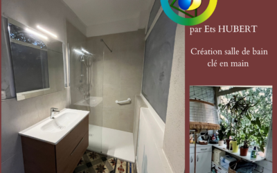 Création de salle de bain l’élégance Retro-chic
