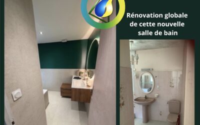 Rénovation de salle de bain style Nature Chic